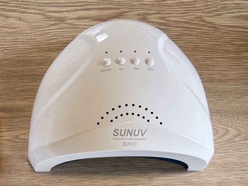 UV nail lamp.