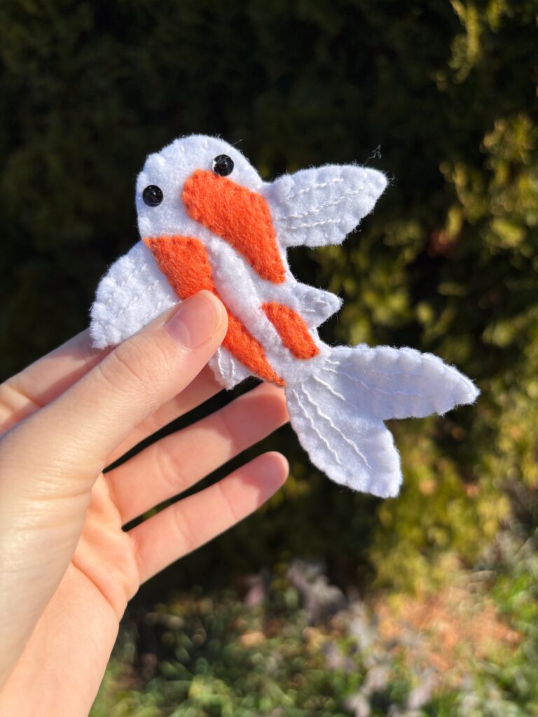 Other finished koi fish ornament.